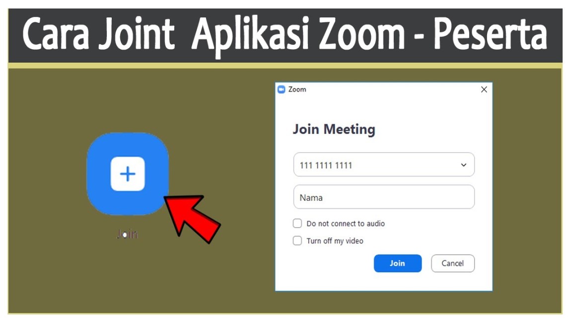 Cara Join Zoom Meeting Online di Laptop