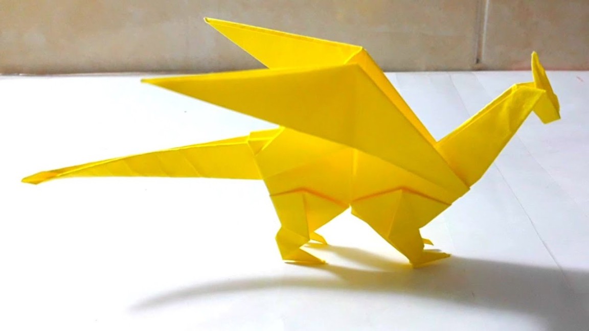 Cara Membuat Origami Naga #  Origami Dragon