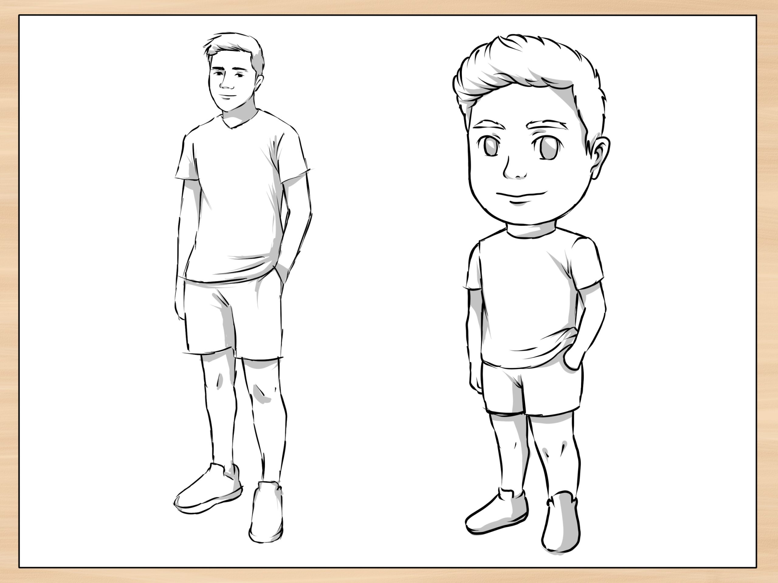 Cara Menggambar Manusia:  Langkah (dengan Gambar) - wikiHow