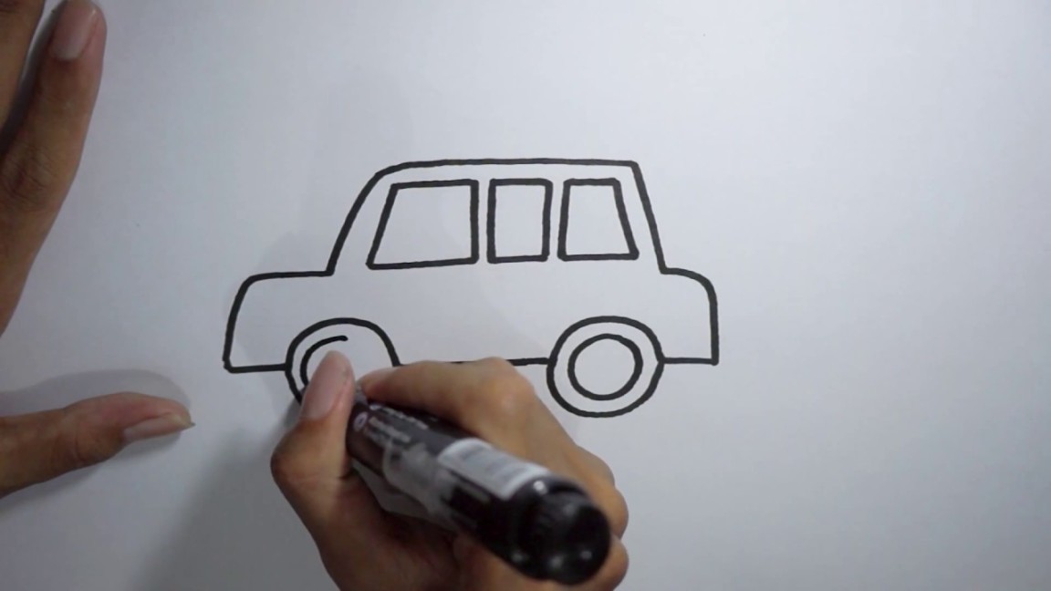 Cara Menggambar Mobil untuk pemula