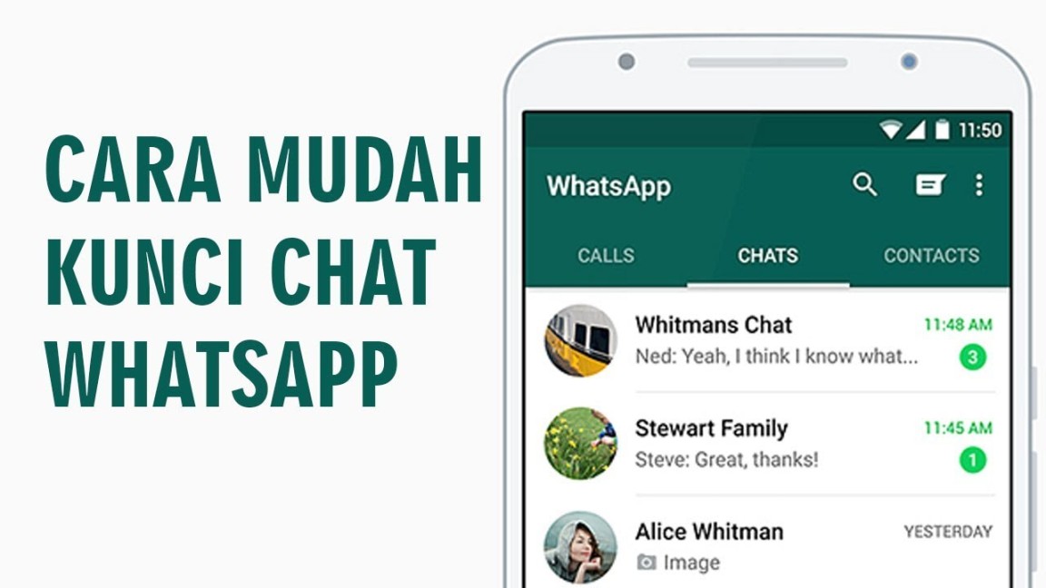 Cara Mudah Mengunci Chat Whatsapp agar Tak Dibaca Orang Lain