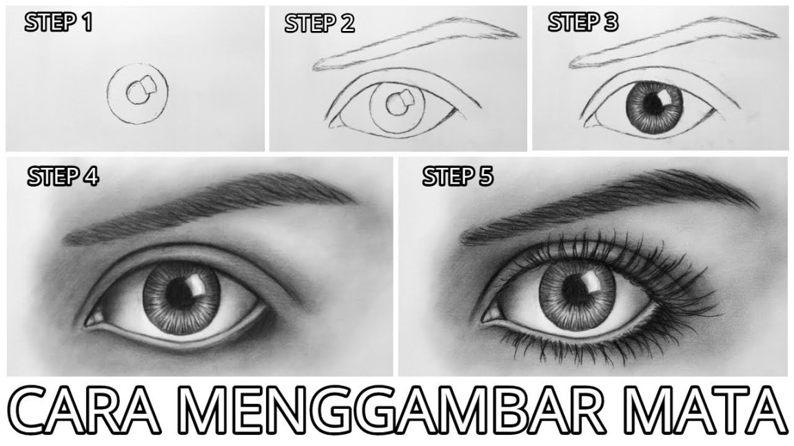 How to draw EYES with Pencil