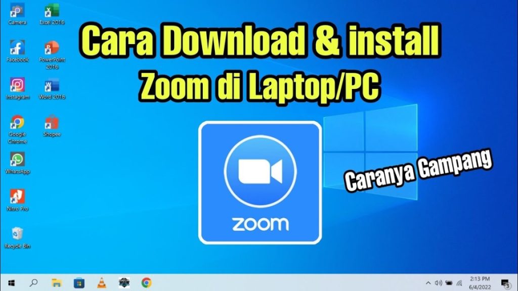 Langkah Mudah Download Aplikasi Zoom Di Laptop