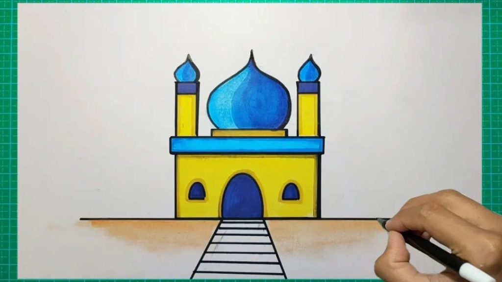 Belajar Menggambar Masjid Dengan Mudah: Tutorial Sederhana