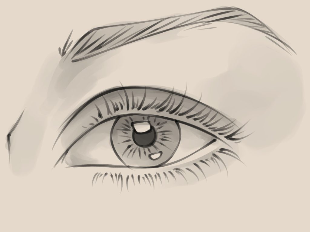 Cara Mudah Menggambar Mata Dengan Detail