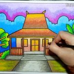 Belajar Menggambar Rumah Joglo Dengan Mudah